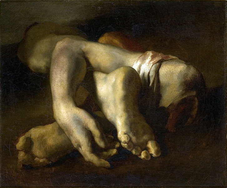 Théodore Géricault, Studio di piedi e mani, 1818-1819