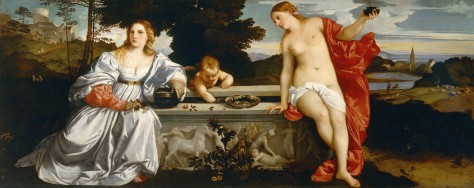 Tiziano Vecellio, Amor Sacro e Amor Profano, 1515 c,ca