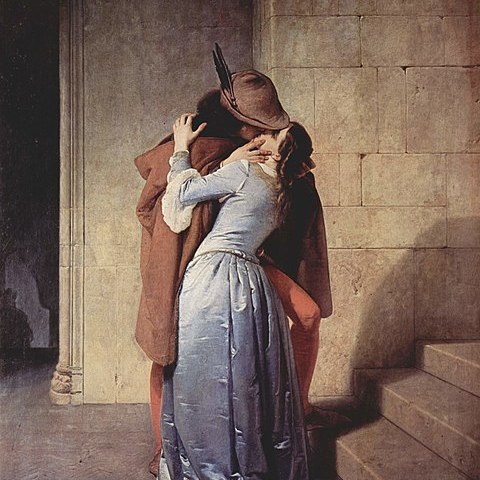 Francesco Hayez, Il Bacio, 1859
