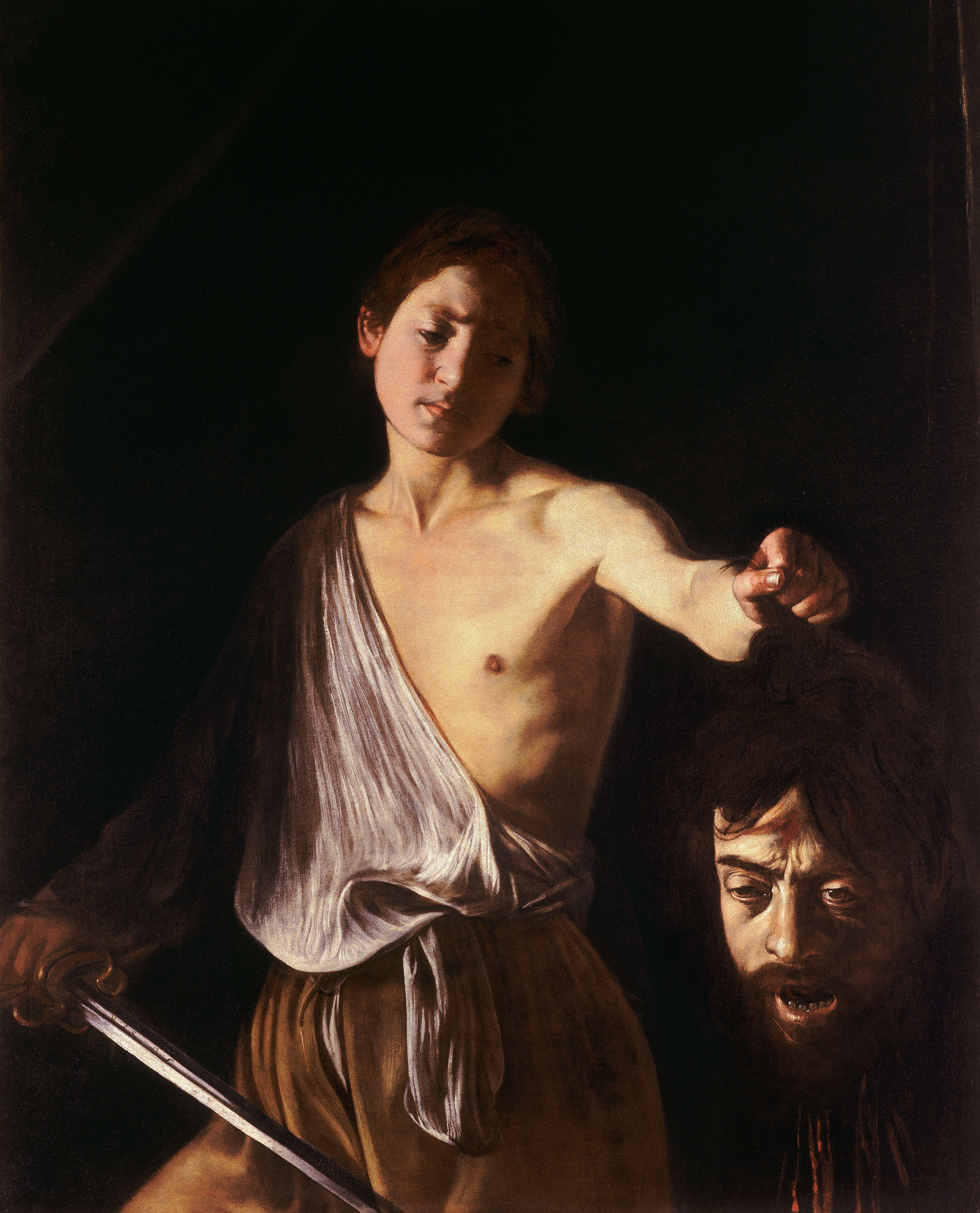 Caravaggio, David con la testa di Golia, 1609-1610