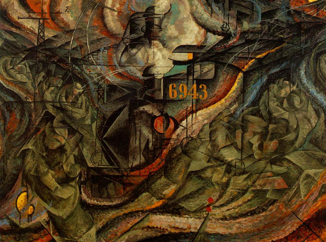 Umberto Boccioni, Stati d'animo: gli addii - seconda versione, 1911