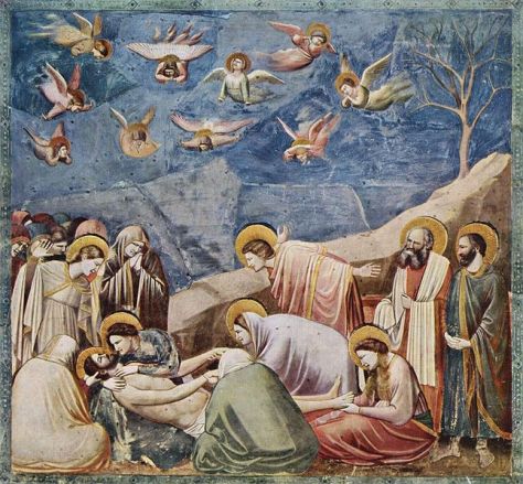 Giotto, Compianto su Cristo morto, 1303-1305