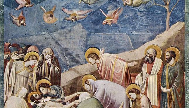 Giotto, Compianto su Cristo morto, 1303-1305