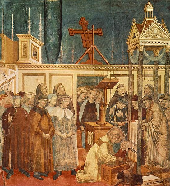 Giotto, Presepe di Greccio, 1292-1296