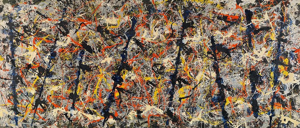 Jackson Pollock, Blue Poles Number 11, 1952